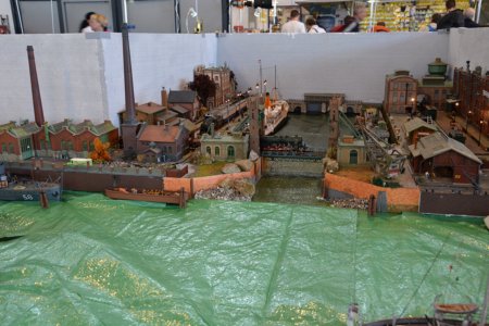 Hafendiorama, Schiffsmodellbau