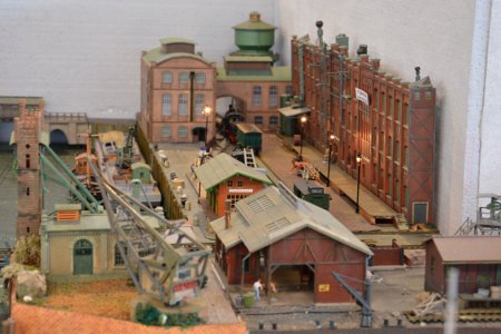 Hafendiorama, Schiffsmodellbau