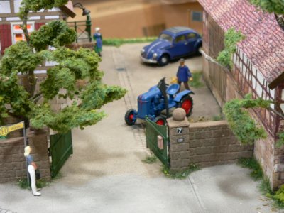 Hartmut Scholz, Betriebsdiorama in 0/0m