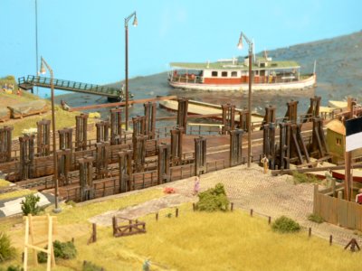 Schiffsbrcke Speyer, H0