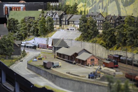 Spitzkehrenbahnhof Lauscha, H0