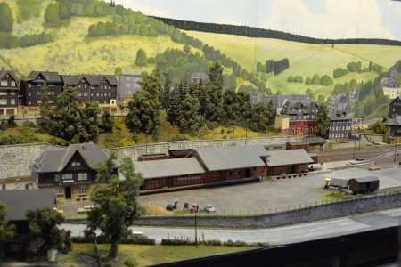 Spitzkehrenbahnhof Lauscha, H0