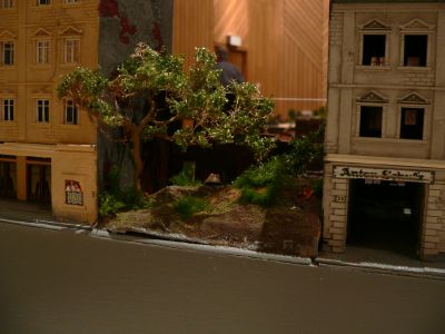 Diorama - H�userzeile mit Ruinen
