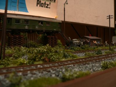 Diorama - Behelfsstellwerk