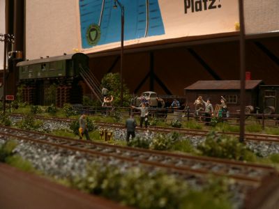 Diorama - Behelfsstellwerk