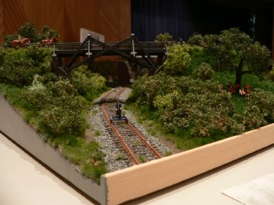 Diorama - Holzbr�cke