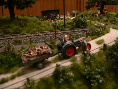 Diorama - Feldweg�bergang