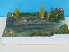 Teichdiorama